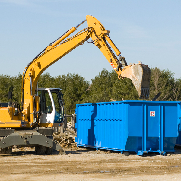 is there a minimum or maximum amount of waste i can put in a residential dumpster in Hacker Valley